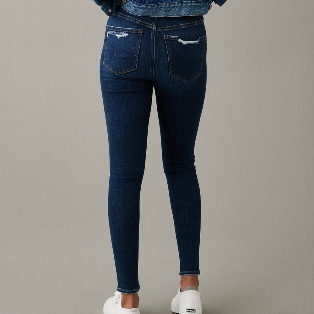 AE Hi-Rise Next Level High-Waisted Jegging - Dark Wash, Super Stretch